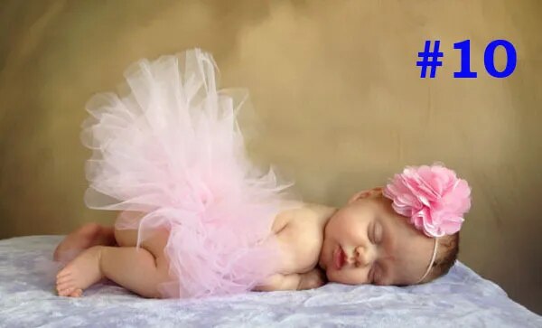 Sweet Simplicity Tutu And Tiara Set Stunning Unique Newborn Photo Prop And Halloween Costume Baby Tutus Skirt TS026