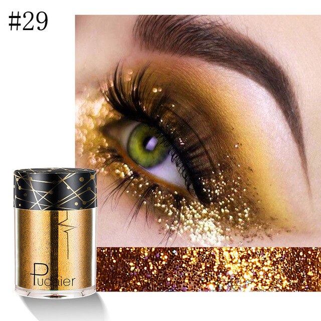 36 Colors Holographic Sequins Glitter Shimmer Diamond Eye Shiny Skin Highlighter Face Body Glitter Festival Makeup Eyeshadow