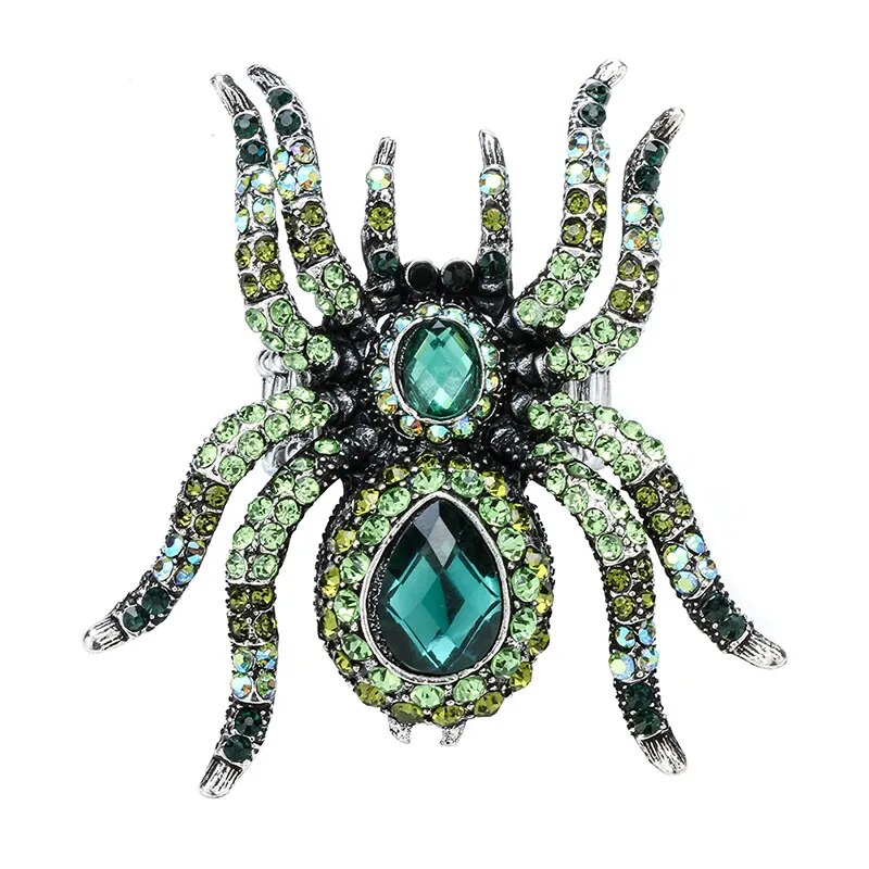 Spider Brooch Pin Pendant Halloween Jewelry