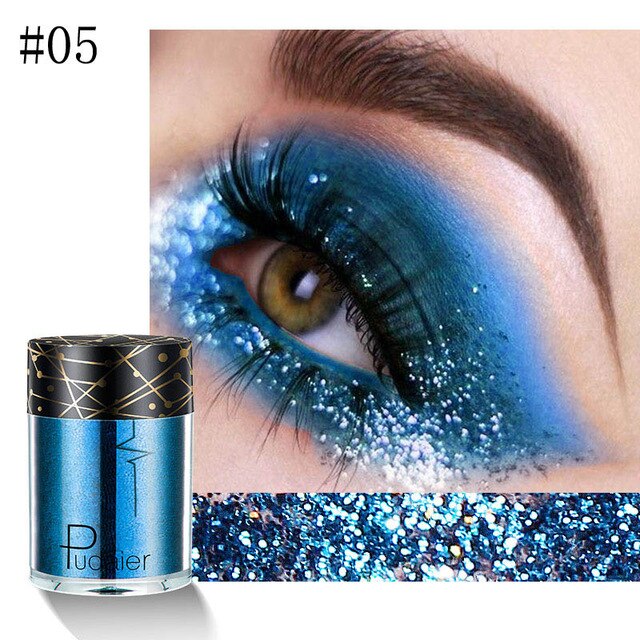 36 Colors Holographic Sequins Glitter Shimmer Diamond Eye Shiny Skin Highlighter Face Body Glitter Festival Makeup Eyeshadow