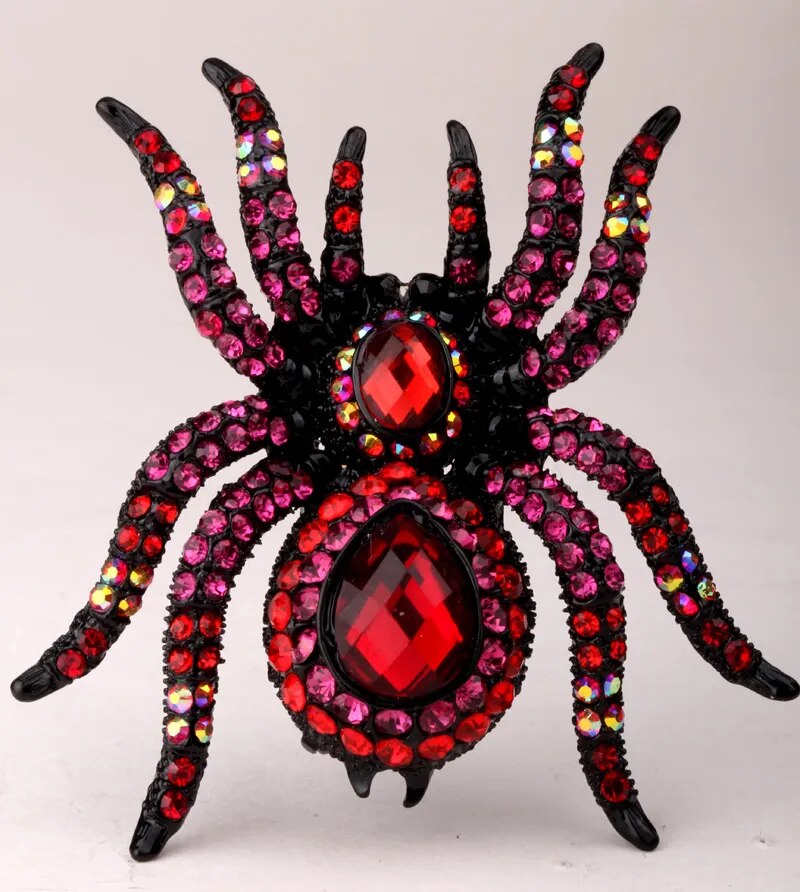 Spider Brooch Pin Pendant Halloween Jewelry