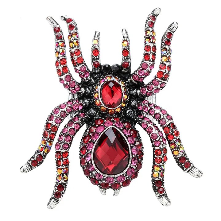 Spider Brooch Pin Pendant Halloween Jewelry