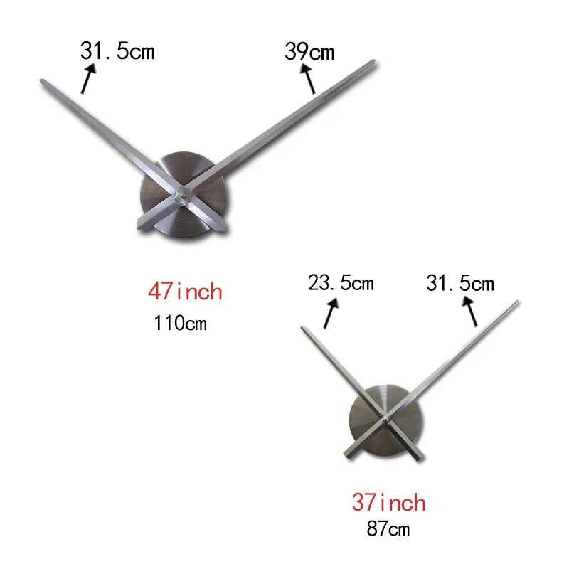Sale New Wall Clock Clocks Watch Stickers Diy 3d Acrylic Mirror Home Decoration Quartz Balcony/courtyard Needle Modern hot
