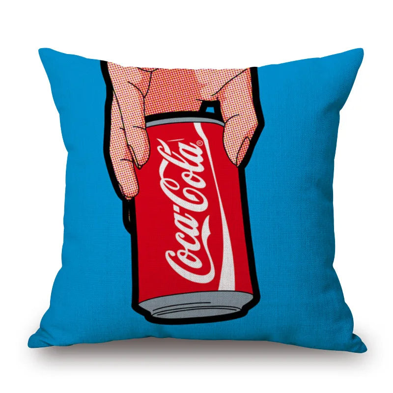 ZXZXOON Pop art lips Home textile decorative throw pillow case cover for sofa home decor capa de almofadas 45x45cm