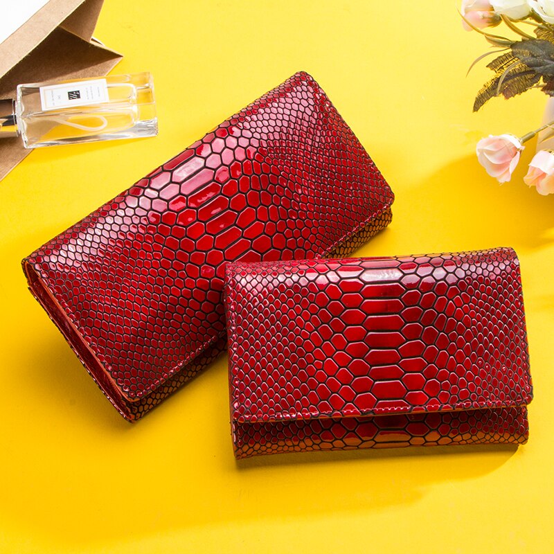 Contact's Genuine Leather Wallet Women Long Clutch Bag Hasp Female Coin Purse RFID Card Holder Wallets for Women Portfel Damski