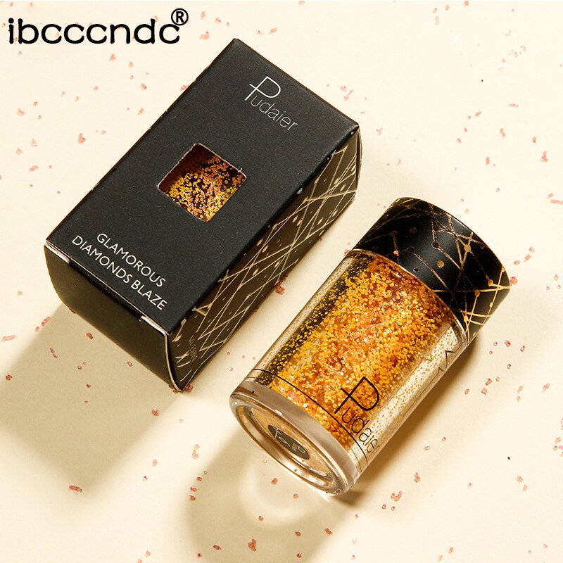 36 Colors Holographic Sequins Glitter Shimmer Diamond Eye Shiny Skin Highlighter Face Body Glitter Festival Makeup Eyeshadow