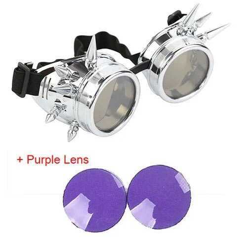 Steampunk Goggles Glasses Retro Welding SteamPunk Gothic Vitoriano Cosplay Goggles Flying LELINTA Eyewear Vintage Halloween