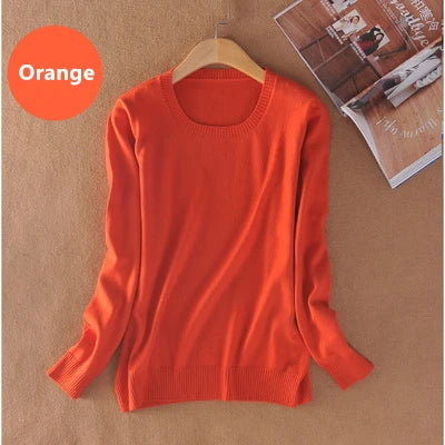 YSC Classic style Hot sales of Cashmere Sweater round collar Fashion on the solid color long sleeve knitted Pullover S-XXXL