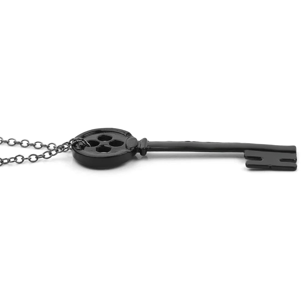 Coraline & the Secret Key Necklace Pendants Coraline Key Skull Nightmare Before Christmas Choker Kingdom Hearts Jewelry Gifts