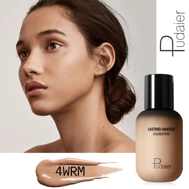 Pudaier 40ml Matte Makeup Foundation Cream For Face Professional Concealing Make Up Liquid Long-lasting Cosmetics