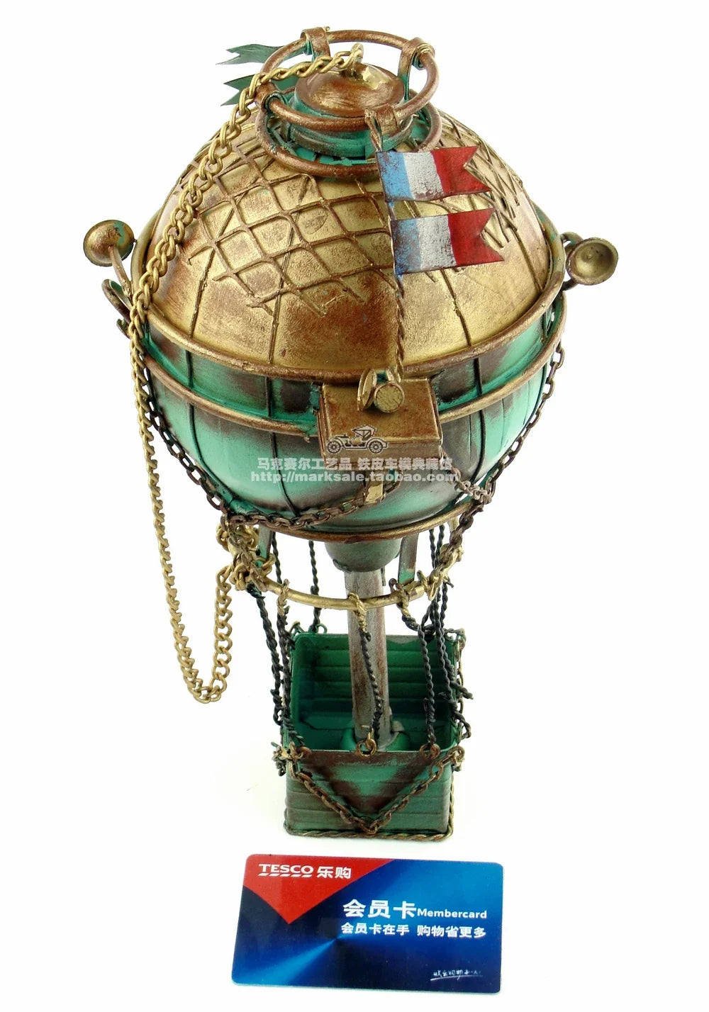 In the 18th century French fire balloon Western restaurant bar hangs home decoration Wrought iron creative gifts