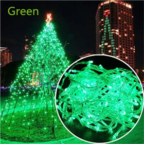 New LED String Light 200 LED 20M Christmas/Wedding/Party Decoration Lights Garland AC 110V 220V outdoor Waterproof Led Lamp