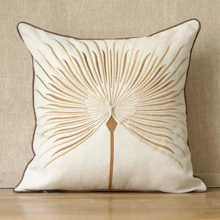 High fashion dandelion pillow rustic embroidery cotton linen pillow cases home decoration sofa Cushion covers cushion sets