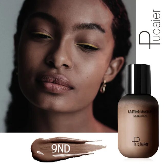 Pudaier 40ml Matte Makeup Foundation Cream For Face Professional Concealing Make Up Liquid Long-lasting Cosmetics