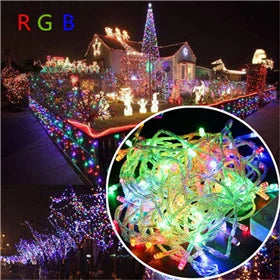 New LED String Light 200 LED 20M Christmas/Wedding/Party Decoration Lights Garland AC 110V 220V outdoor Waterproof Led Lamp