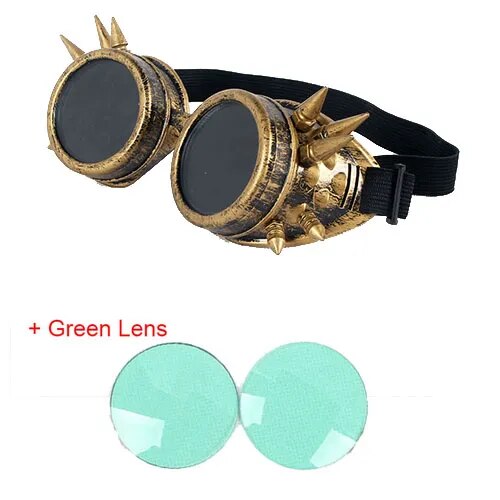 Steampunk Goggles Glasses Retro Welding SteamPunk Gothic Vitoriano Cosplay Goggles Flying LELINTA Eyewear Vintage Halloween
