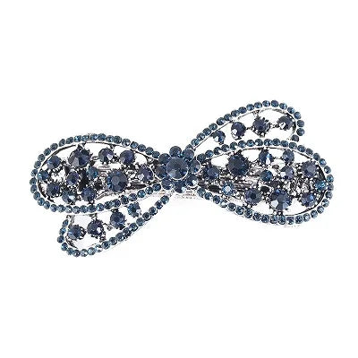 EASYA New Vintage Crystal Barrettes Hair Accessories Women Girls Elegant Butterfly Leaf Bowknot Hairpins Headwear Jewelry