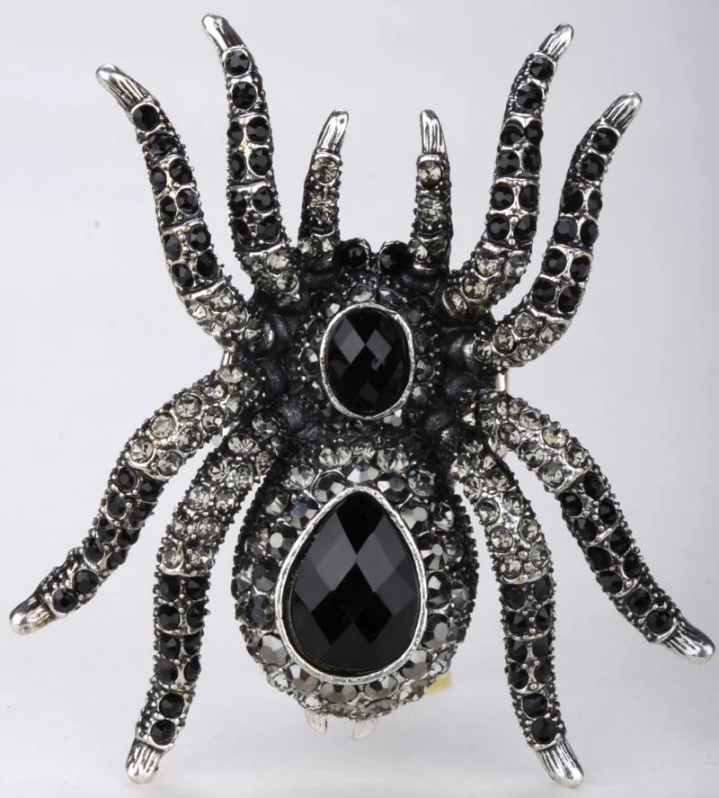 Spider Brooch Pin Pendant Halloween Jewelry