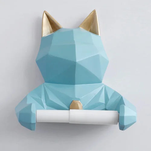 animal tissue box Statue Figurine Hanging toilet paper holder Washroom Wall Home Decor Roll Paper Tissue Box Holder Wall Mount