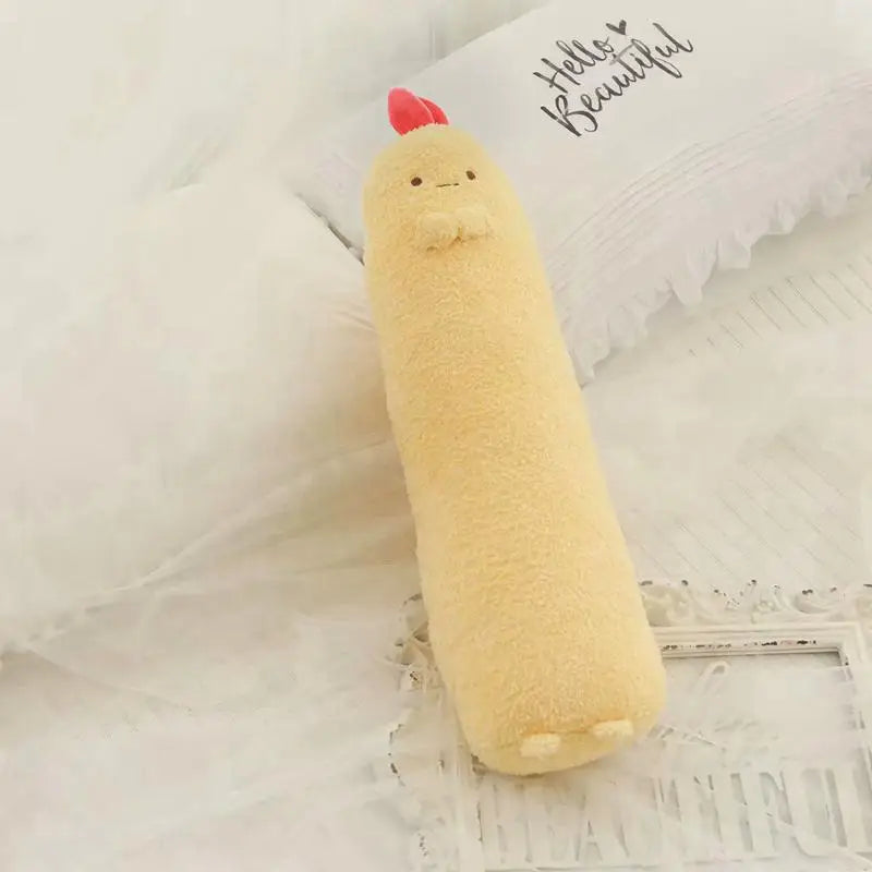 New Plush Toy Stuffed Doll Cute Cartoon San-X Sumikko Gurashi Pendant Shrimp Long Body Tempura Pillow Cushion Christmas Present
