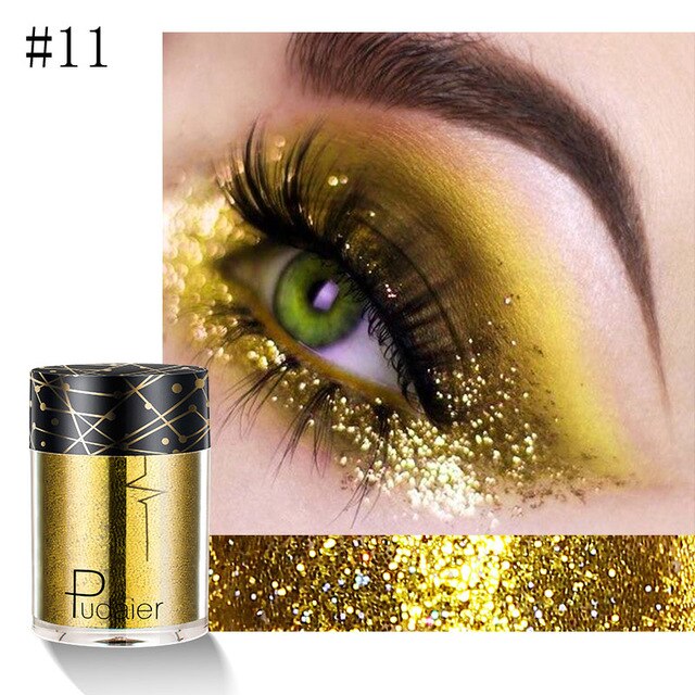 36 Colors Holographic Sequins Glitter Shimmer Diamond Eye Shiny Skin Highlighter Face Body Glitter Festival Makeup Eyeshadow