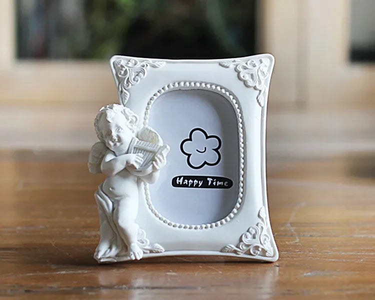White Mini Picture Frame for Lovely Baby,Heart Shaped Photo Frames Home Decor,Porta Retrato Moldura Creative Wedding Photo Frame
