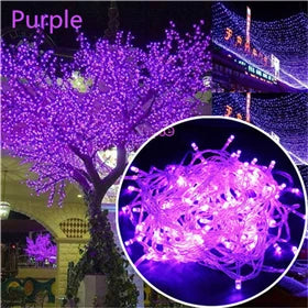 New LED String Light 200 LED 20M Christmas/Wedding/Party Decoration Lights Garland AC 110V 220V outdoor Waterproof Led Lamp