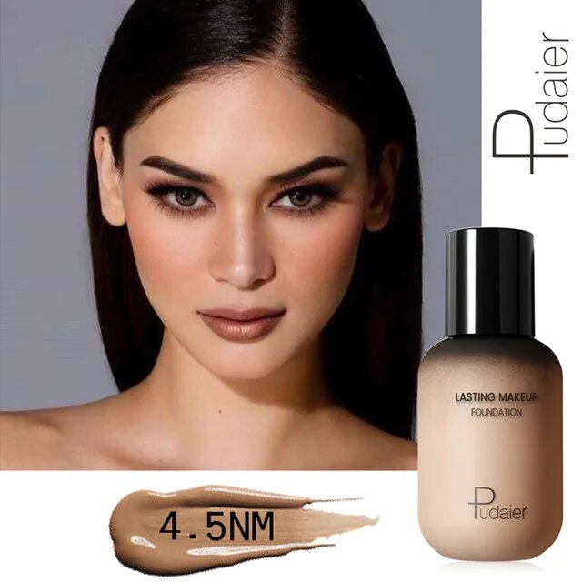 Pudaier 40ml Matte Makeup Foundation Cream For Face Professional Concealing Make Up Liquid Long-lasting Cosmetics