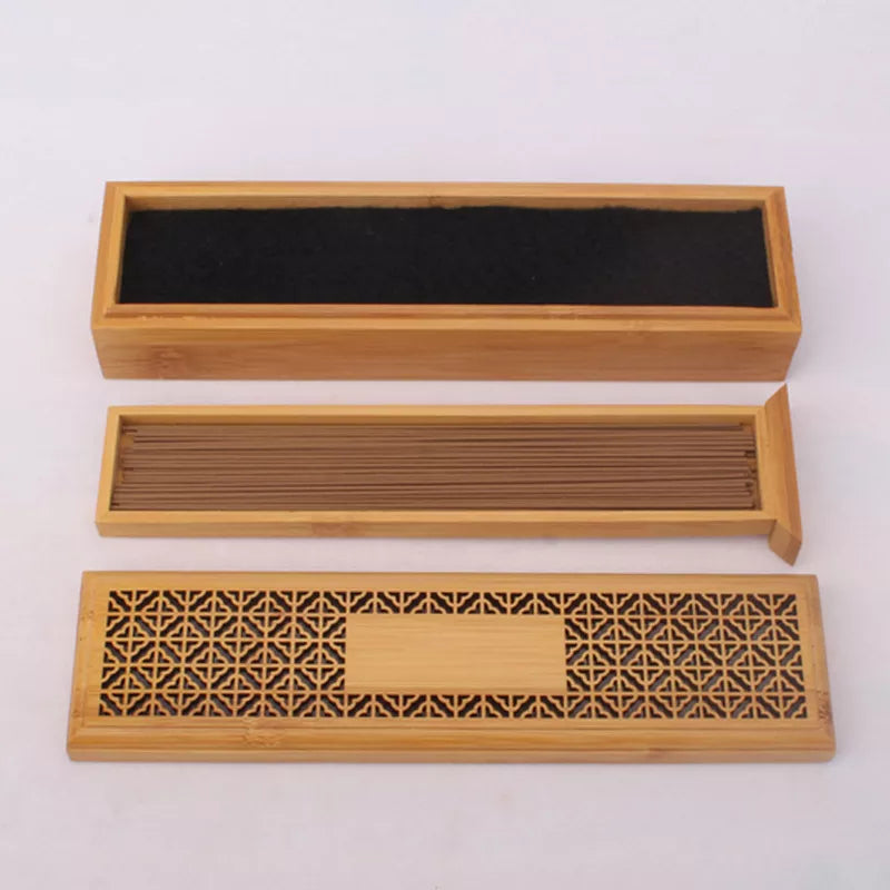 Nautal Bamboo Incense Burner Holder for Incense Stick Incense Coil Living Room Office Reading Room Home Decor Free Shipping