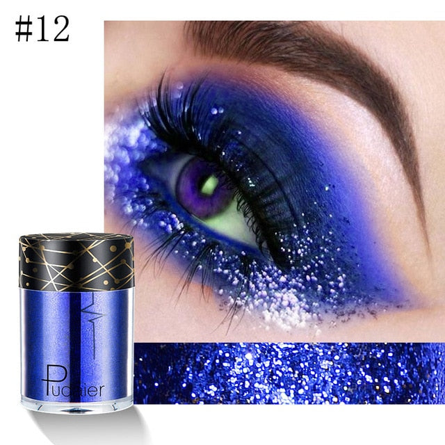 36 Colors Holographic Sequins Glitter Shimmer Diamond Eye Shiny Skin Highlighter Face Body Glitter Festival Makeup Eyeshadow