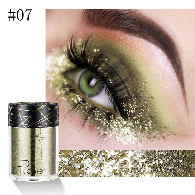 36 Colors Holographic Sequins Glitter Shimmer Diamond Eye Shiny Skin Highlighter Face Body Glitter Festival Makeup Eyeshadow