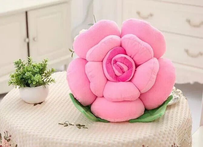 Stereoscopic Rose Style Novelty Home Wedding Decorative Pillows Sofa Cushion Soft Pillow cojines Valentine's Day Gift coussin