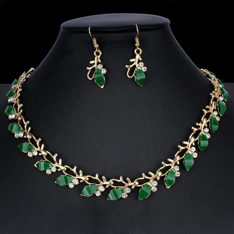 Jiayijiaduo  New Classic Black Necklace Earrings Jewelry Set Glamour Women's Dress Accessories dropshipping  NE+EA