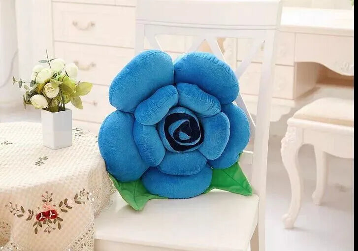 Stereoscopic Rose Style Novelty Home Wedding Decorative Pillows Sofa Cushion Soft Pillow cojines Valentine's Day Gift coussin