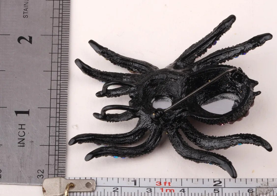 Spider Brooch Pin Pendant Halloween Jewelry