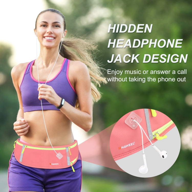 HAWEEL Running Belt Waist Fanny Pack Bag Sports Waterproof Waist Phone Pocket, Waist Phone Pocket