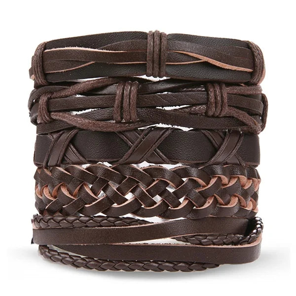 IFMIA Vintage Multi-layer Leather Bracelet Ladies Men's Bracelet Jewelry Bracelets Bangles New Style Party Gift Bohemian Gifts