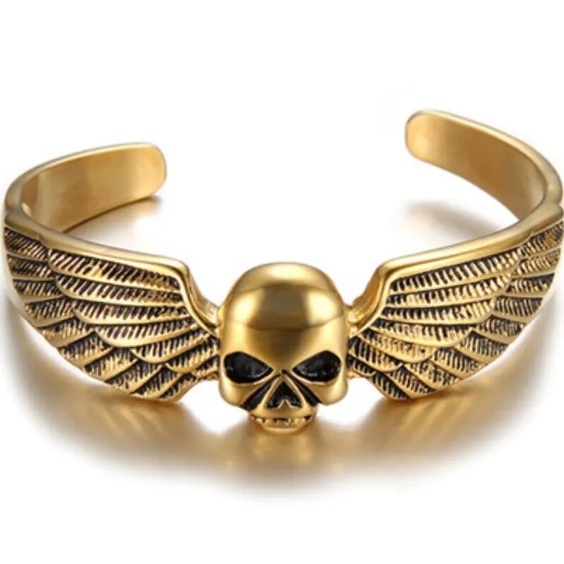 Vintage Skull Beaded Skull Bracelets Gothic Jewelry Accessories Gifts