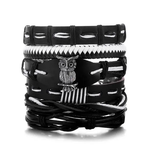 IFMIA Vintage Multi-layer Leather Bracelet Ladies Men's Bracelet Jewelry Bracelets Bangles New Style Party Gift Bohemian Gifts