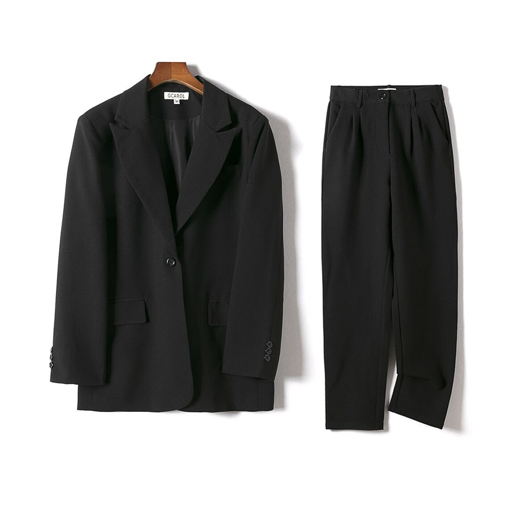 EtherealBe Blue Tailored office wear pantsuit for women