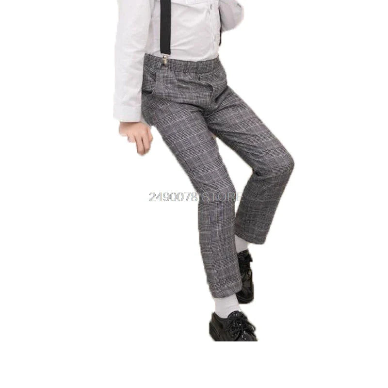 School Boys Formal Trousers, Children Kids Birthday, Wedding, Big Boys Pants 2-12T.