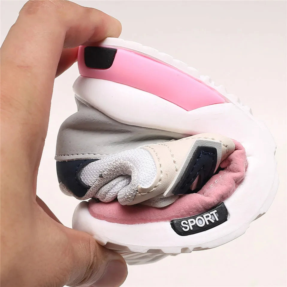 Spring Autumn Kids Shoes Baby Boys, Girls, Children's Casual Sneakers, Breathable Soft Anti-Slip Running Sports Shoes.
