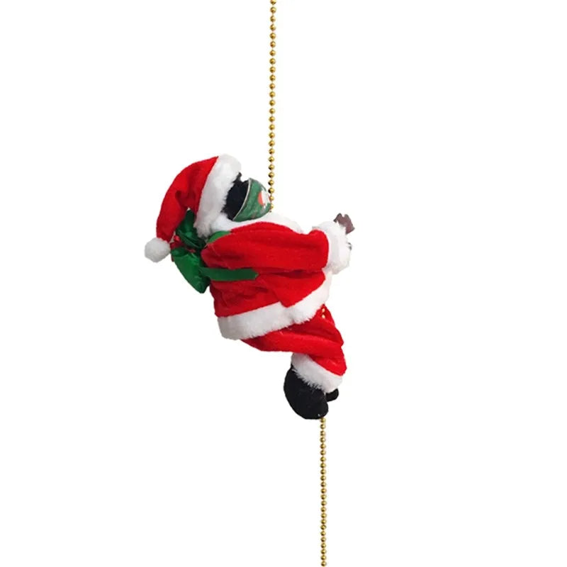 Marry Christmas Santa Claus Hanging Doll Window Navidad Christmas Tree Ornament Xmas Outdoor Door Wall Decoration New Year 2022