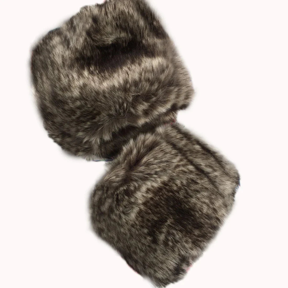 1 Pair Winter Warm Women Arm Warmer Faux Fur Soft Elastic Wrist Slap On Cuffs Arm Warmer Plush Thicken Accessories Gray White