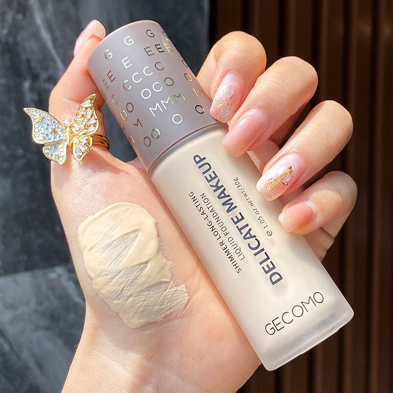 ELECOOL 30ml Foundation Liquid Makeup Face Base Cream Concealer Whitening Moisturizer Oil Control Waterproof Korean Cosmetics