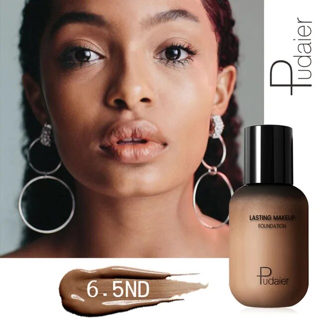 Pudaier 40ml Matte Makeup Foundation Cream For Face Professional Concealing Make Up Liquid Long-lasting Cosmetics