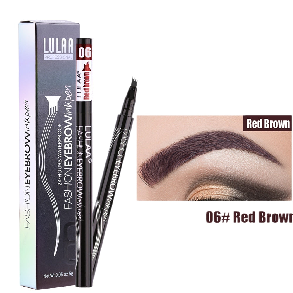 6 tint dye Waterproof  eyebrow pencil eyebrow shadow for eyebrows  makeup Waterproof Long Lasting  Sketch Liquid eyebrow wax