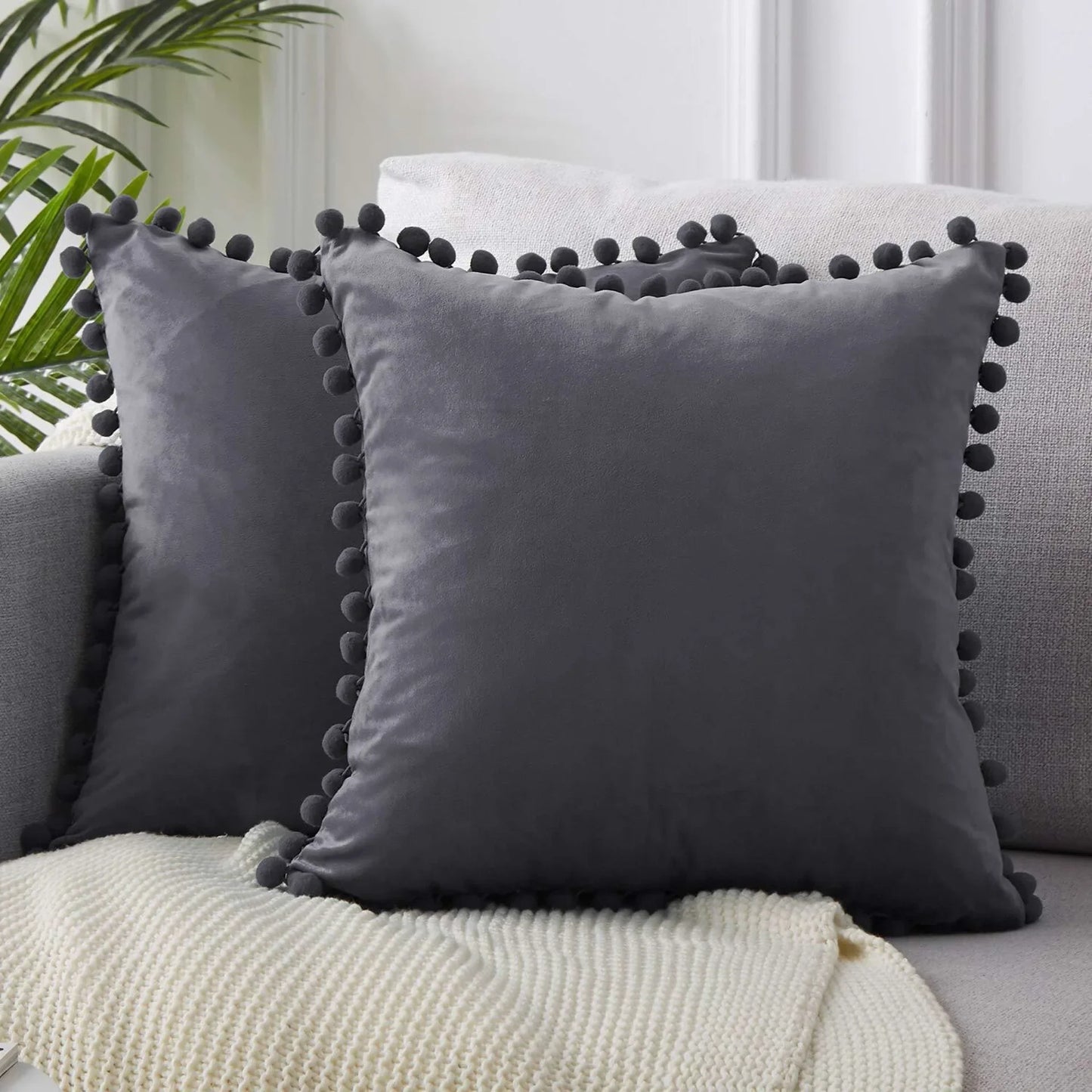 Soft Velvet Cushion Cover Decorative Pillow Case Covers Home Decor Room Decoration Sofa Pillowcases Big30×50 45×45 50X50 65X65cm