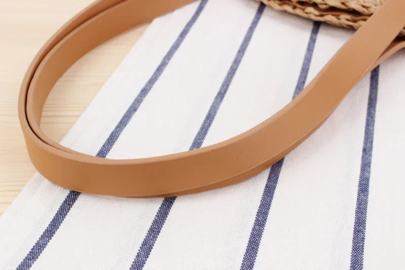 Round Straw Beach Bag Vintage Handmade Woven Shoulder Bag Raffia circle Rattan bags Bohemian Summer Vacation Casual Bags