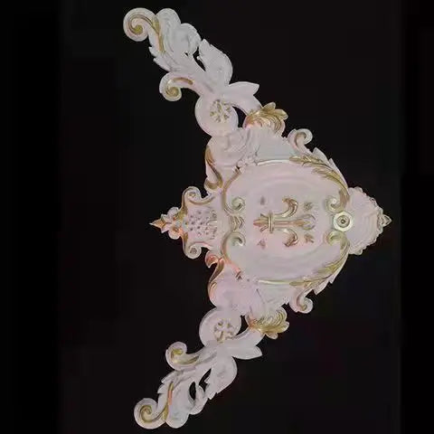 European style ceiling corner flower background wall passway decorative wall stickers Wedding home decoration non-wood carvings